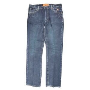 Wrangler 20X FR‎ Flame Resistant Boot Dark Wash Jeans Mens Size 38 x 35